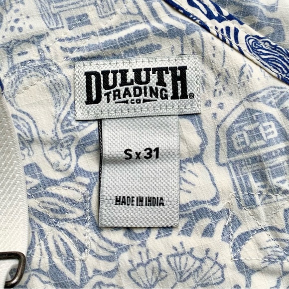 NWT Duluth Small x31L Heirloom Gardening Bib Overalls Farm Toile Garden Outdoors - Picture 7 of 10